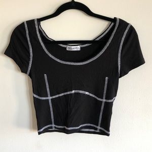 Black Crop Top